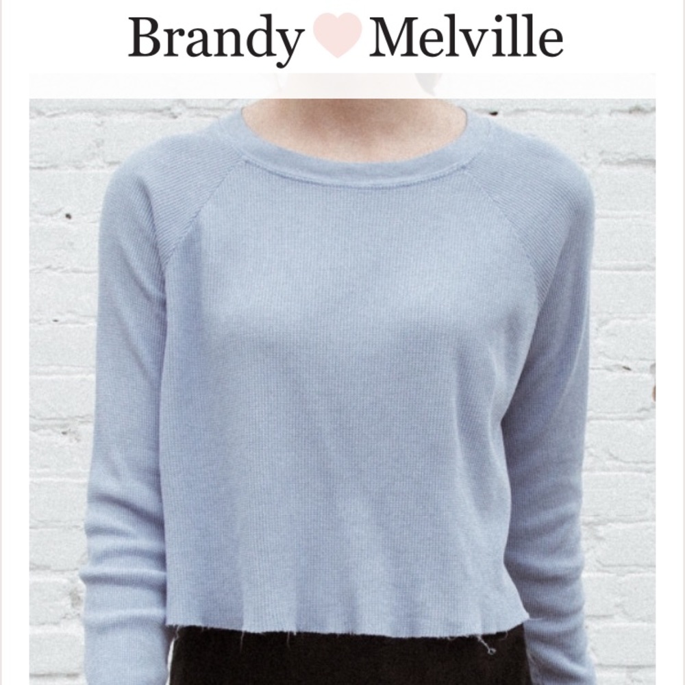 Brandy Melville Abigail Thermal Top NWOT